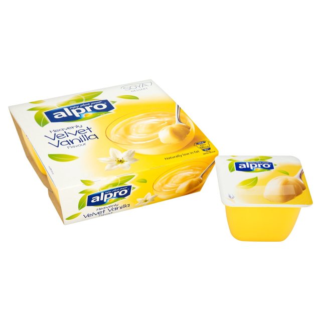 Alpro Creamy Vanilla Soya Dessert-0