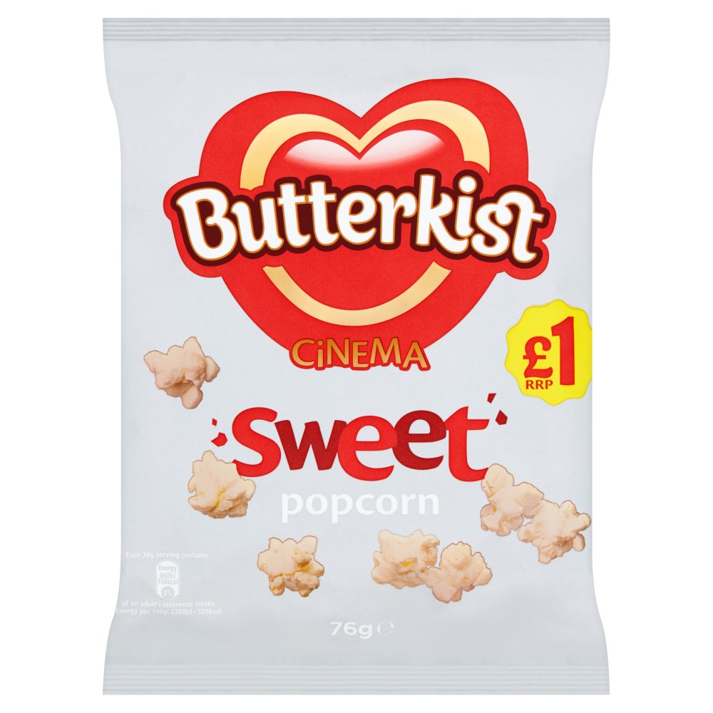 Butterkist Cinema Sweet Popcorn